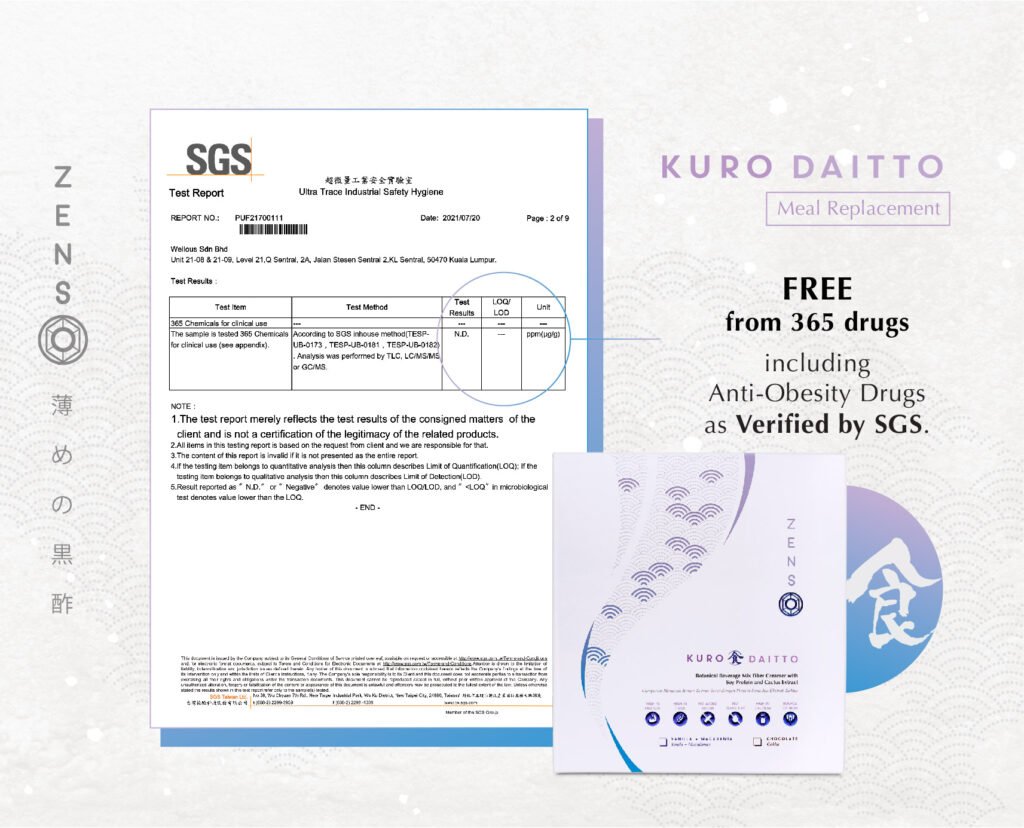 Zenso Wellous | Wellous Australia 3 ZENSO Cert-Free from 365 drugs_Daitto ENG