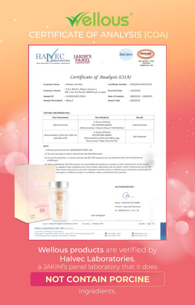 IBling D-VINE Collagen | Wellous Australia 8 D-VINE_Halvec cert (b)_ENG