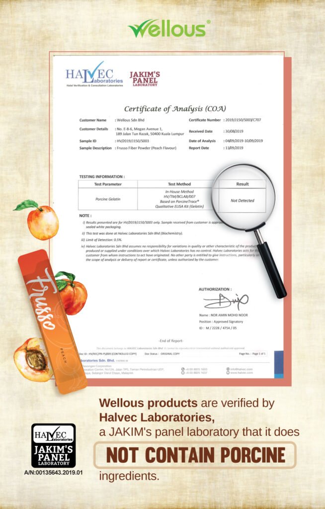 Frusso | Wellous Australia 5 Frusso_Halvec-certificate_peach_ENG