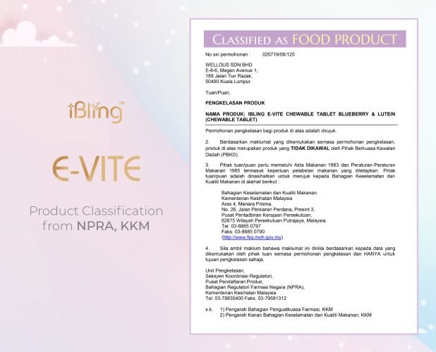 E-VITE_certificate_Food Classification_ENG E-VITE_certificate_Food Classification_ENG