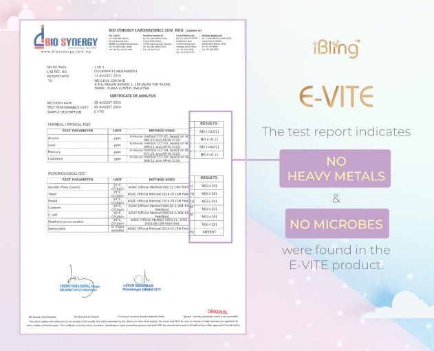 E-VITE_certificate_No Microbes_ENG E-VITE_certificate_No Microbes_ENG