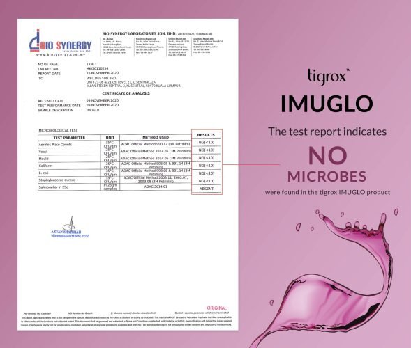 Imuglo COA (No Microbes) EN